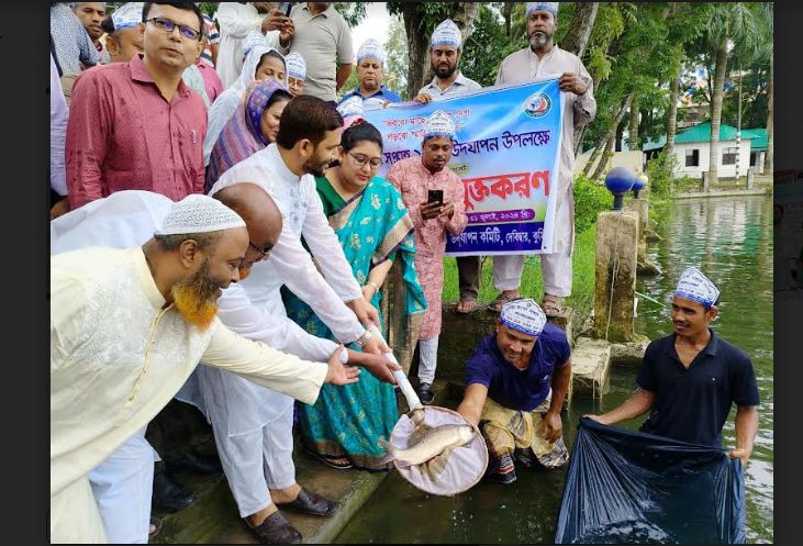 দেবীদ্বারে জাতীয় মৎস্য সপ্তাহ উদ্ভোধন বঙ্গবন্ধুই প্রথম মৎস্যজীবী জেলেদের জন্য জাল বিতরণ করেছিলেন