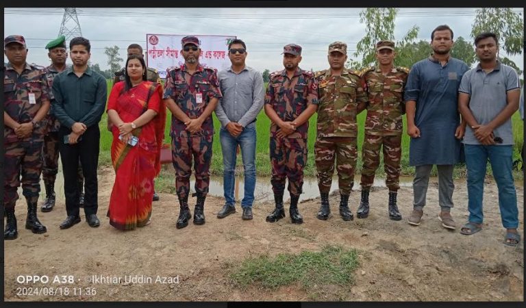 পত্নীতলায় সীমান্ত পাবলিক স্কুল অ্যান্ড কলেজের সীমানা নির্ধারণ