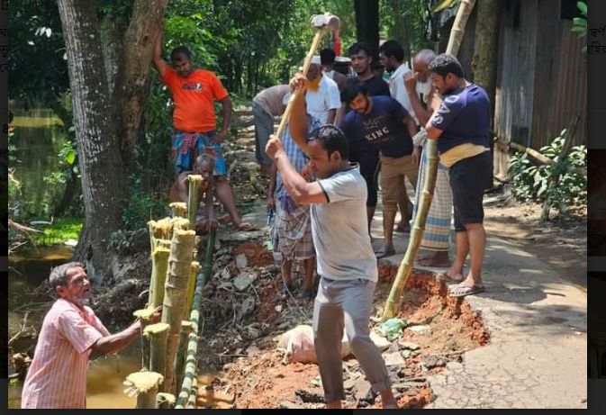 বন্যায় ব্রাহ্মণপাড়ার বিশটি সড়কের ব্যাপক ক্ষয়ক্ষতি