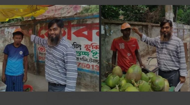 জনসচেতনতা বৃদ্ধির লক্ষ্যে চালক ও পথচারীদের মাঝে লিগ্যাল এইড এর ক্যাপ বিতরণ