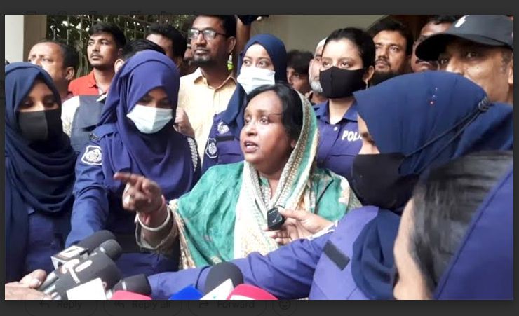 নারায়ণগঞ্জে আওয়ামী লীগ নেত্রী  সাবেক মেয়র আইভী গ্রেপ্তার