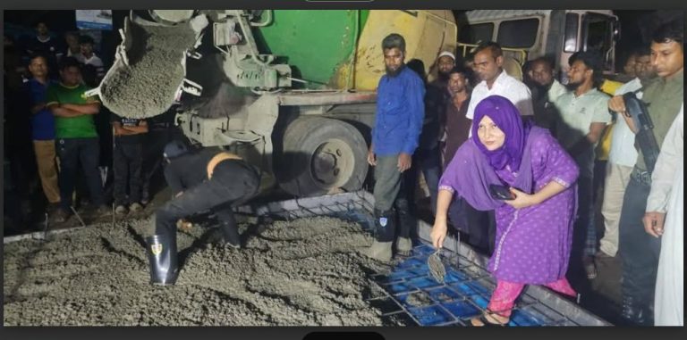 দীর্ঘদিনের ভোগান্তির পর ব্রাহ্মণপাড়া-দুলালপুর সড়কের সংস্কার কাজের উদ্বোধন