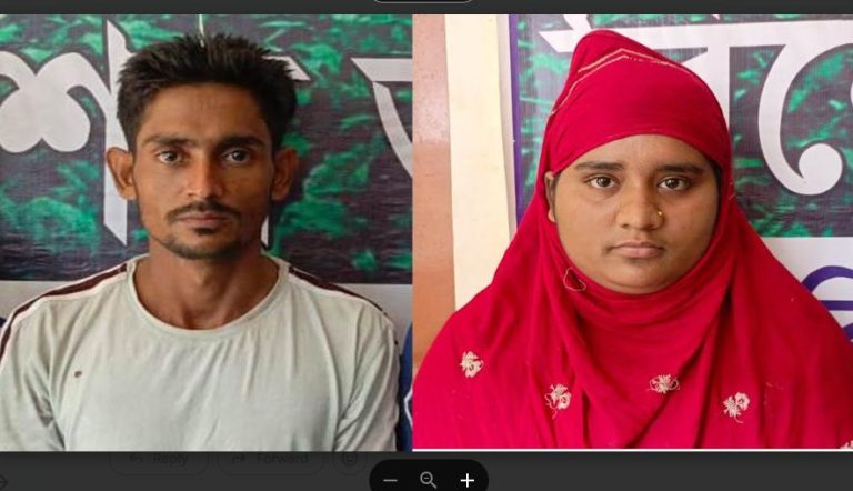 দেবীদ্বারের স্বর্ণের দোকান থেকে চুরি করা স্বর্ণ কুমিল্লায় বিক্রি করতে গিয়ে দম্পতি আটক