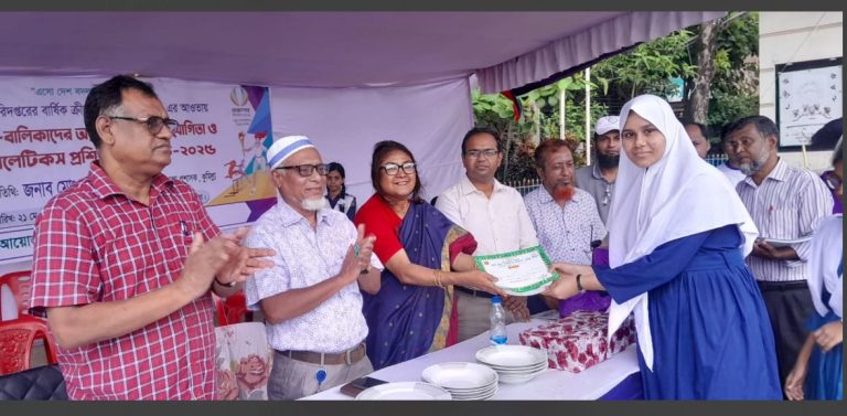 তারুণ্যের উৎসব -২০২৫ উপলক্ষ্যে অ্যাথলেটিকস প্রতিযোগিতা অনুষ্ঠিত