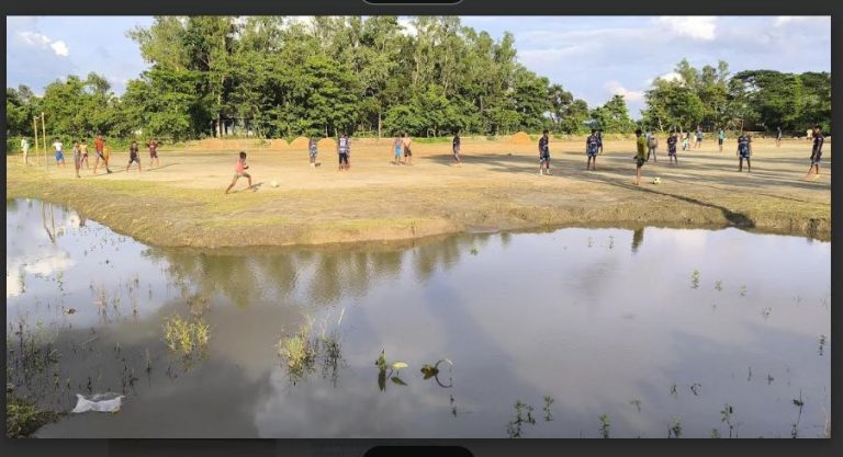 ধামতীর ঐতিহ্যবাহী ‘নলুয়া খেলার মাঠ’টি প্রভাবশালীদের দখলে