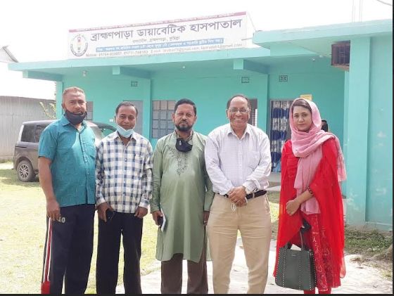 ব্রাহ্মণপাড়ায় ১৬ বছর ধরে বিনামূল্যে চিকিৎসা পাচ্ছেন ডায়াবেটিস রোগীরা